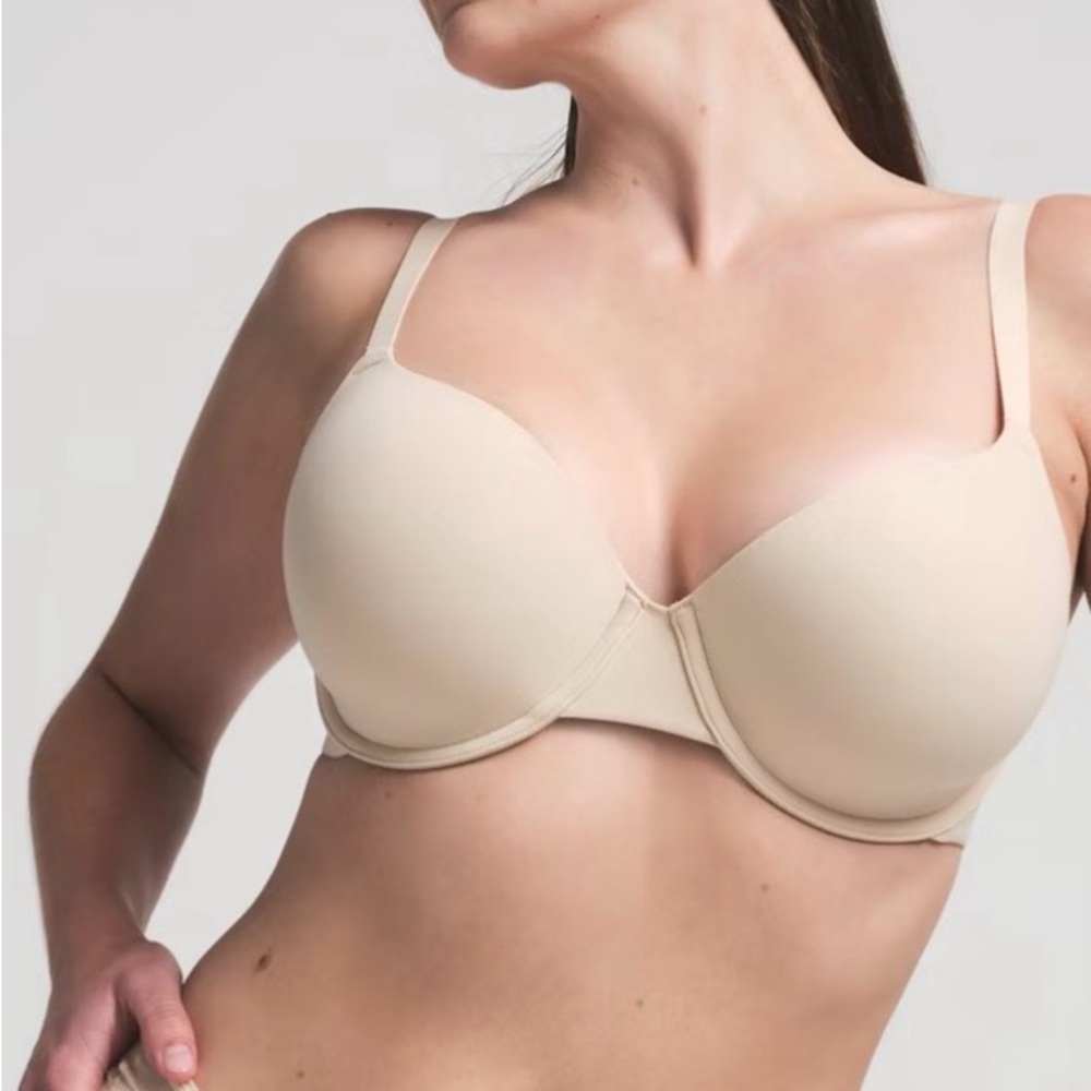 36H SKIMS Fits Everybody T-Shirt Bra 36H Color Mica - Picture 3 of 8